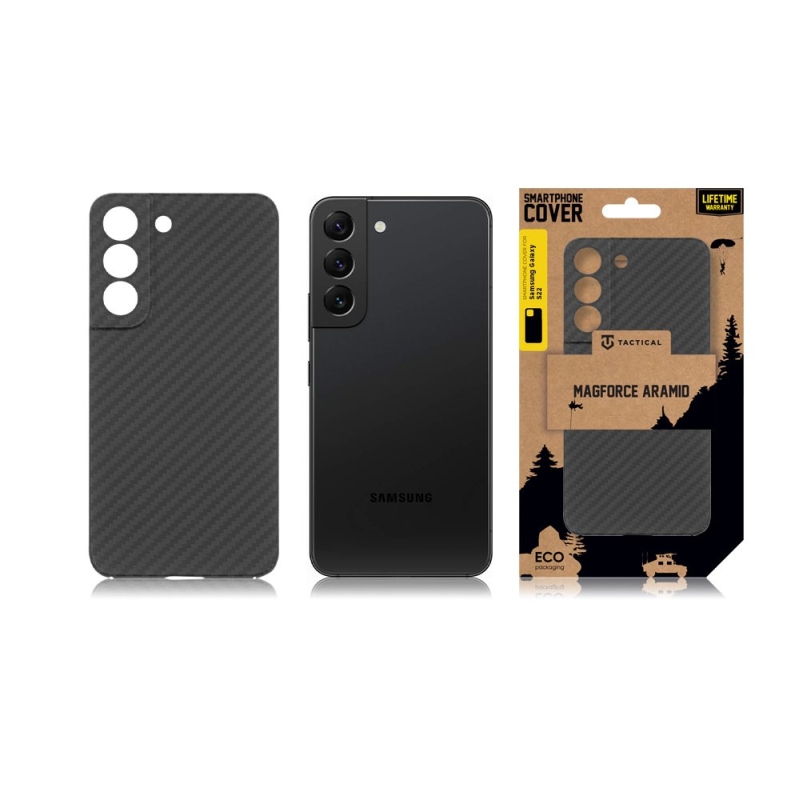 Tactical MagForce Aramid Kryt pro Samsung Galaxy S22 Black