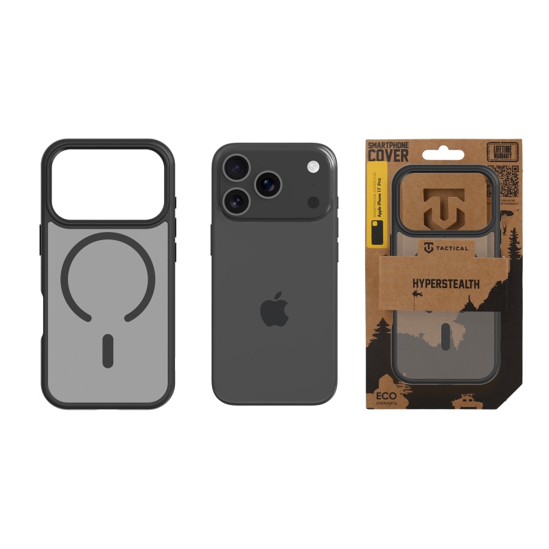 Tactical MagForce Hyperstealth Kryt pro iPhone 17 Pro Asphalt