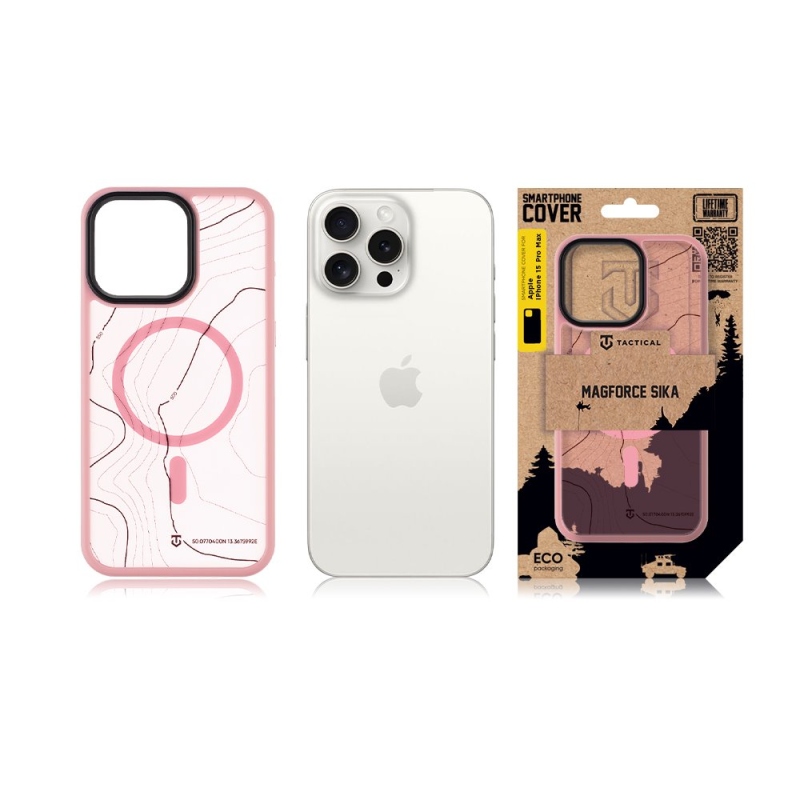 Tactical MagForce Hyperstealth Sika Kryt pro iPhone 15 Pro Max Pink Panther