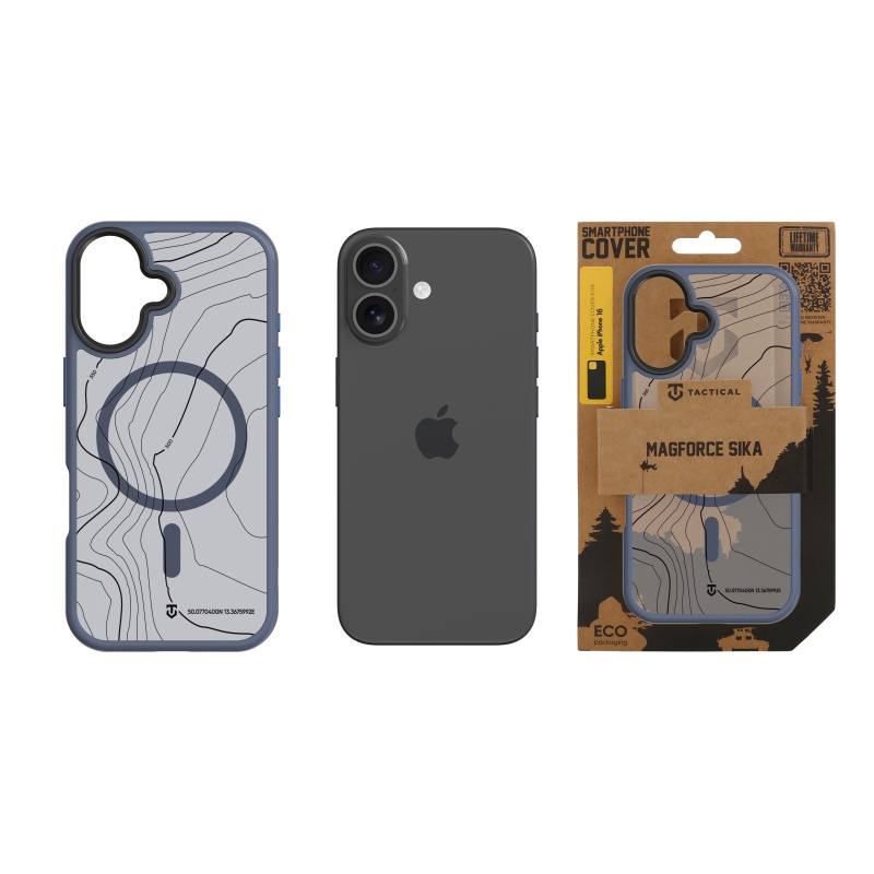 Tactical MagForce Hyperstealth Sika Kryt pro iPhone 16 Deep Blue