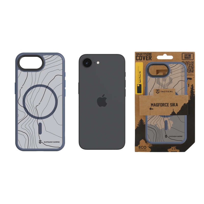 Tactical MagForce Hyperstealth Sika Kryt pro iPhone 16e Deep Blue