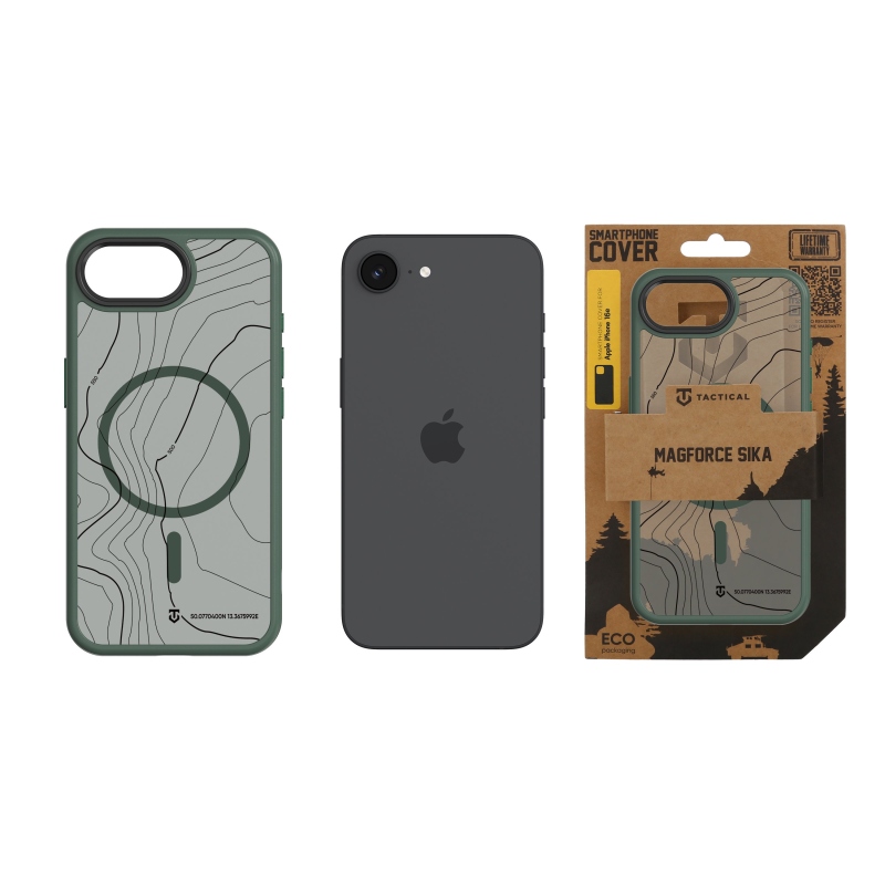 Tactical MagForce Hyperstealth Sika Kryt pro iPhone 16e Forest Green