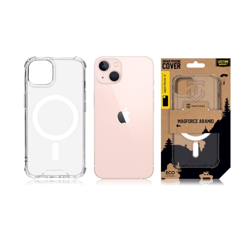 Tactical MagForce Plyo Kryt pro Apple iPhone 13 - průhledný