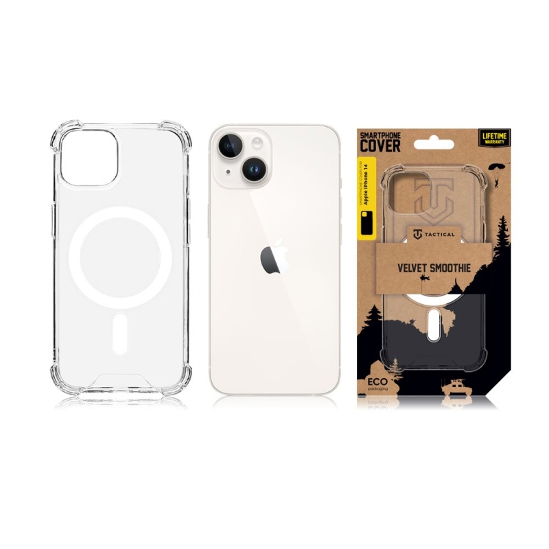 Tactical MagForce Plyo Kryt pro Apple iPhone 14 - průhledný