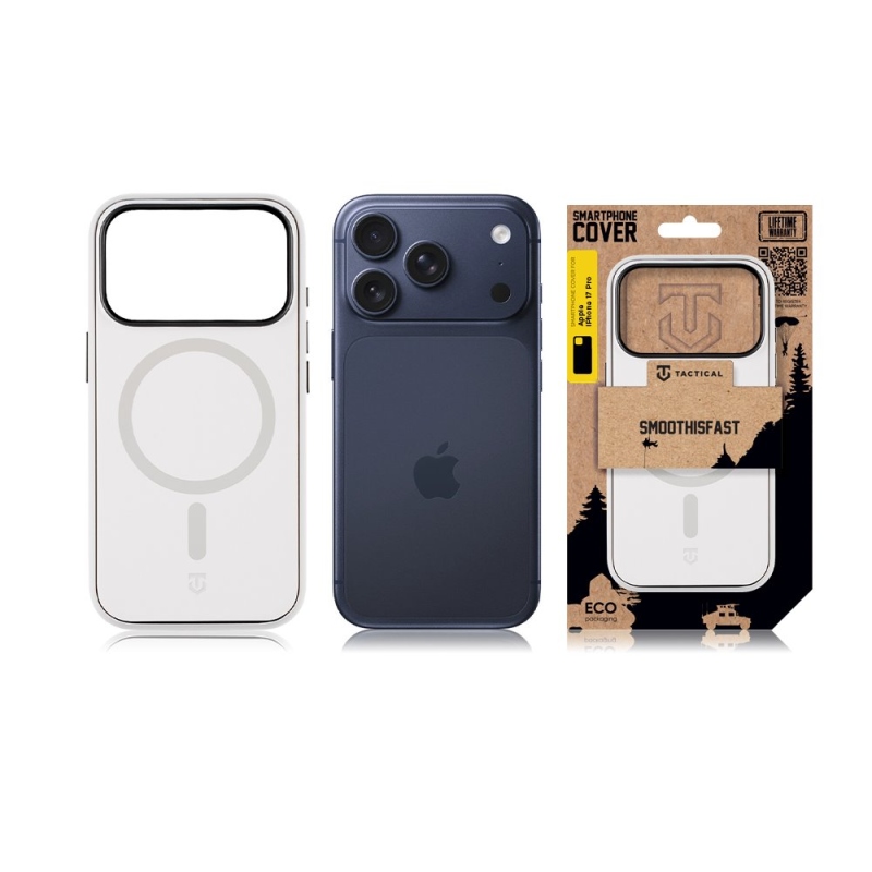Tactical MagForce SmoothIsFast Kryt pro Apple iPhone 17 Pro Chalk