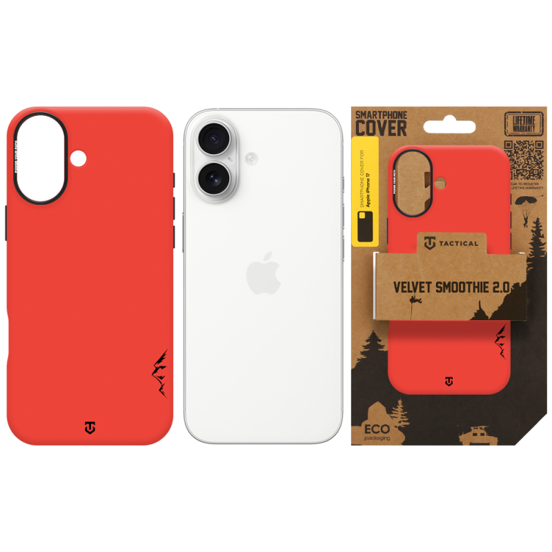 Tactical MagForce Velvet Smoothie 2.0 Kryt pro Apple iPhone 17 Chilli