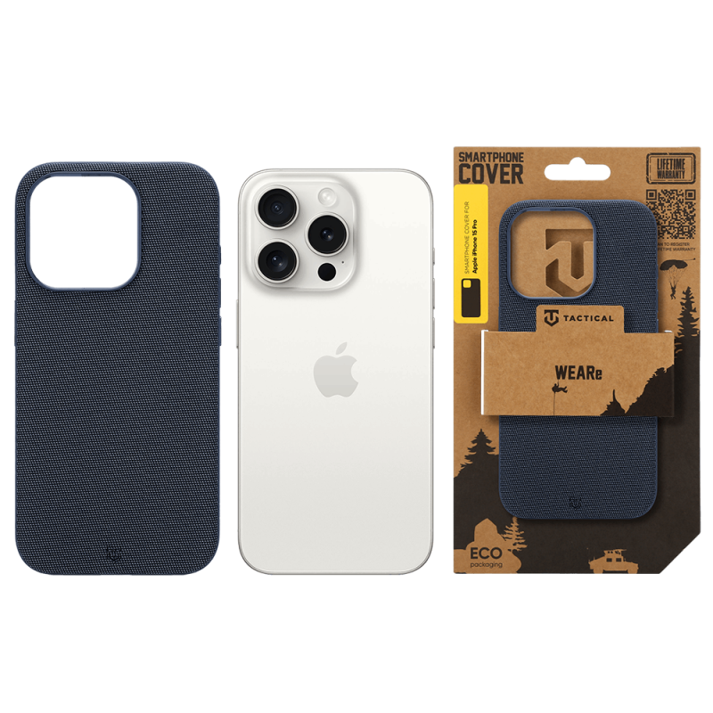 Tactical MagForce WEARe Kryt pro Apple iPhone 15 Pro Blue
