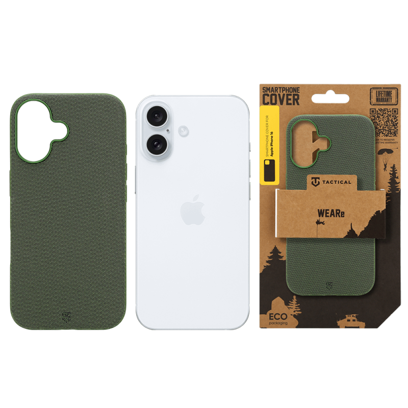 Tactical MagForce WEARe Kryt pro Apple iPhone 16 Forest Green
