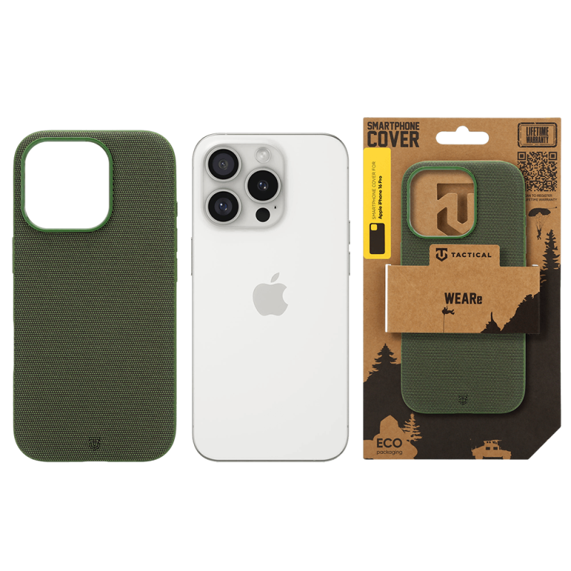 Tactical MagForce WEARe Kryt pro Apple iPhone 16 Pro Forest Green