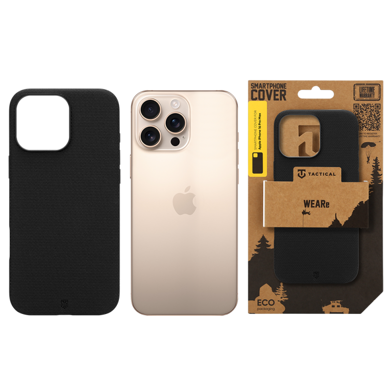 Tactical MagForce WEARe Kryt pro Apple iPhone 16 Pro Max Black