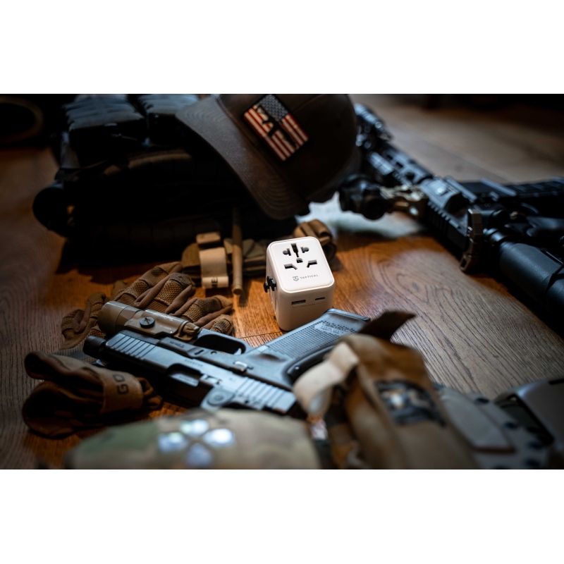 Tactical PTP Travel Adapter White