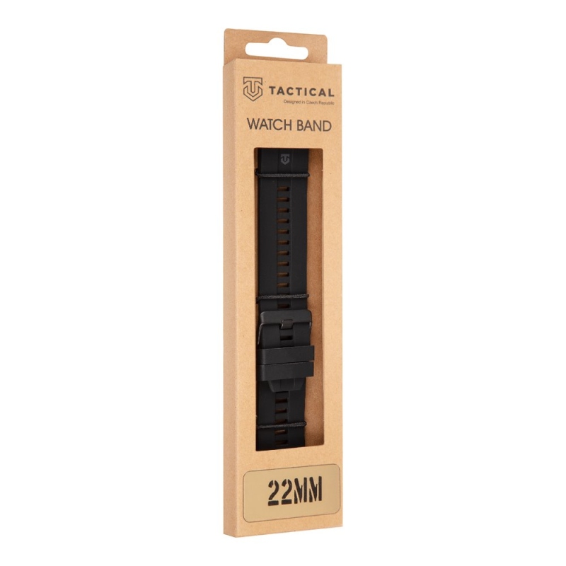 Tactical Quick Release Silikonový Řemínek 22mm Black