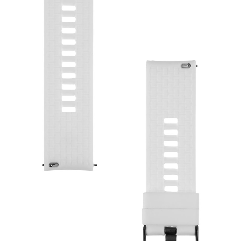 Tactical Quick Release Silikonový Řemínek 22mm White