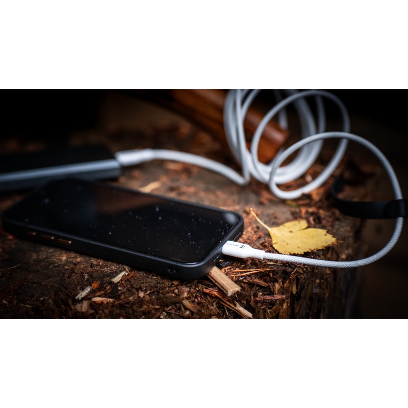 Tactical Stitch Thread Cable USB-A/Lightning 2m White