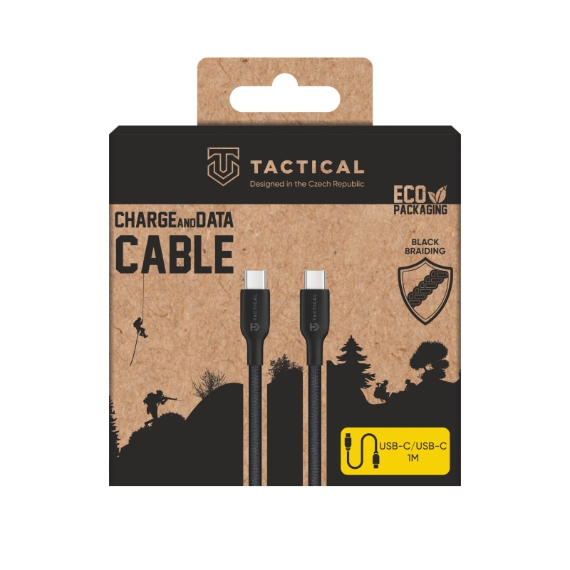 Tactical Stitch Thread Cable USB-C/USB-C 1m Black