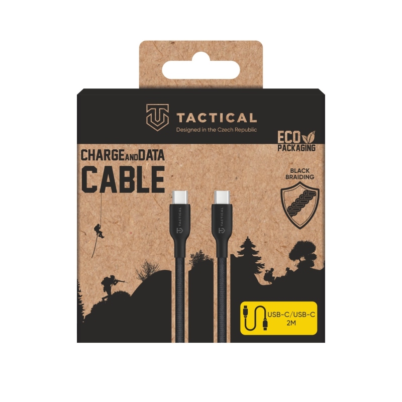 Tactical Stitch Thread Cable USB-C/USB-C 2m Black