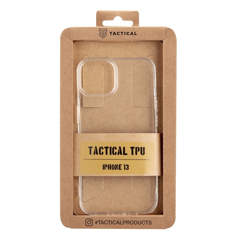 Tactical TPU Kryt pro Apple iPhone 13 - průhledný 