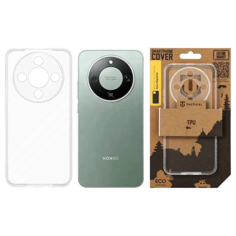 Tactical TPU Kryt pro Honor Magic8 Lite Transparent