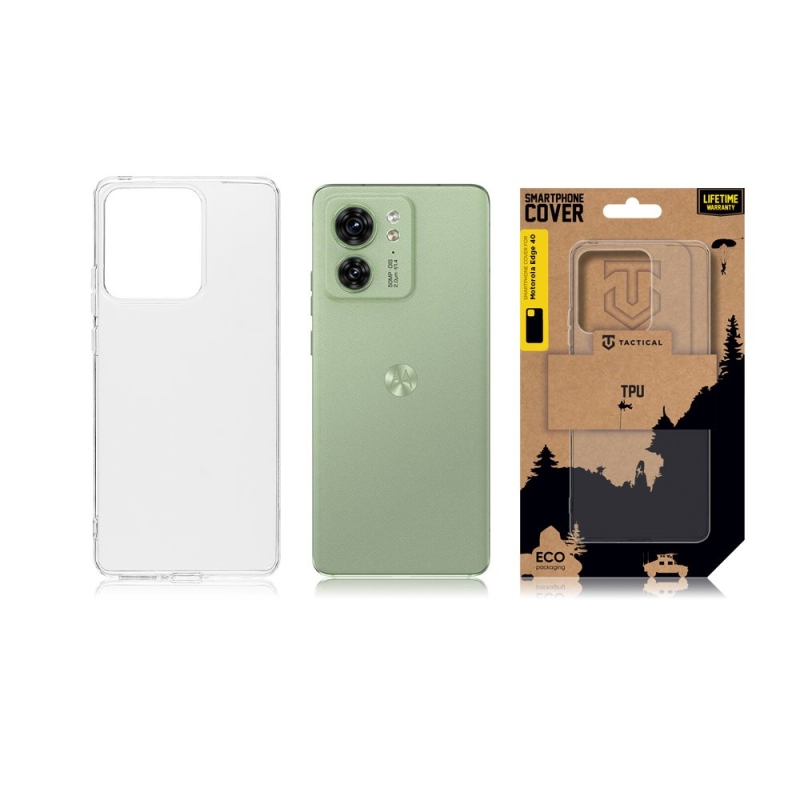 Tactical TPU Kryt pro Motorola Edge 40 - průhledný