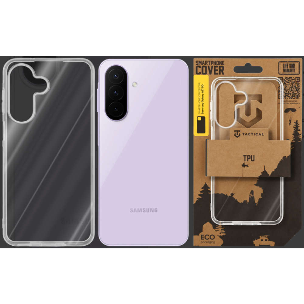 Tactical TPU Kryt pro Samsung Galaxy A27 5G Transparent