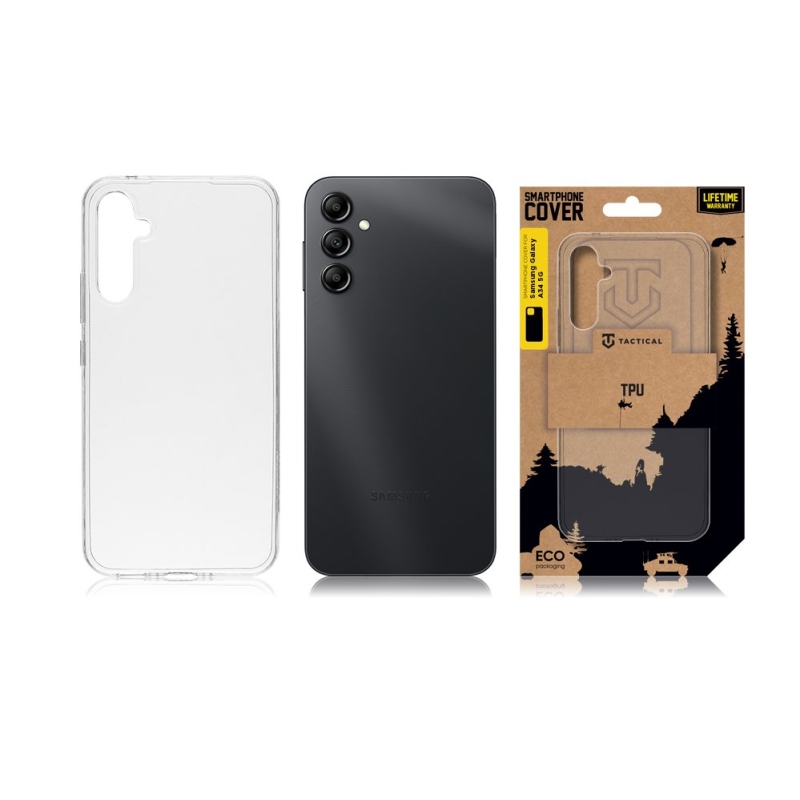 Tactical TPU Kryt pro Samsung Galaxy A34 5G - průhledný