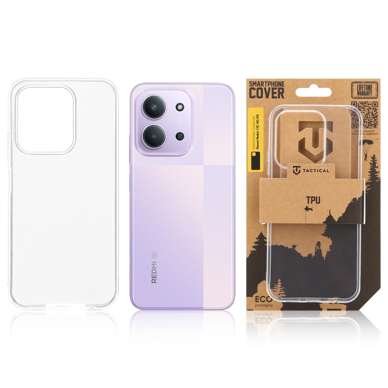 Tactical TPU Kryt pro Xiaomi Redmi 15C 4G/5G Transparent