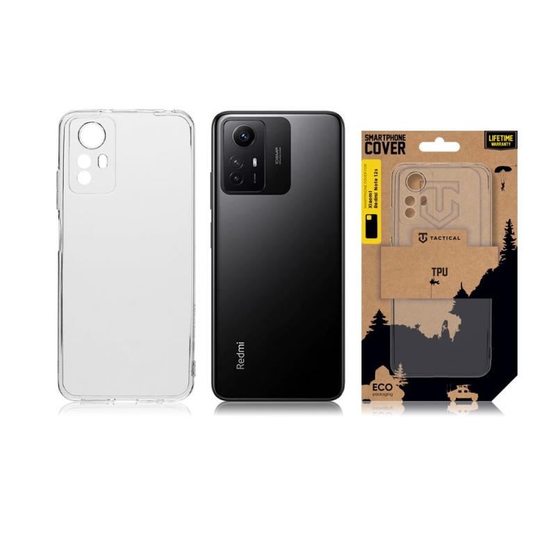 Tactical TPU Kryt pro Xiaomi Redmi Note 12S - průhledný