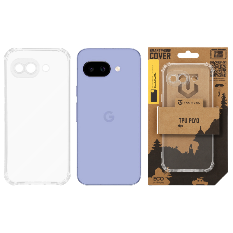 Tactical TPU Plyo Kryt pro Google Pixel 10a Transparent