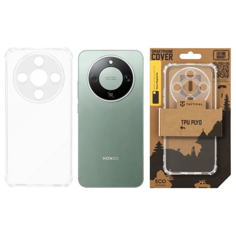 Tactical TPU Plyo Kryt pro Honor Magic8 Lite Transparent