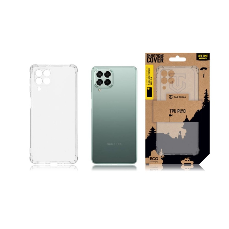 Tactical TPU Plyo Kryt pro Samsung Galaxy M53 5G - průhledný