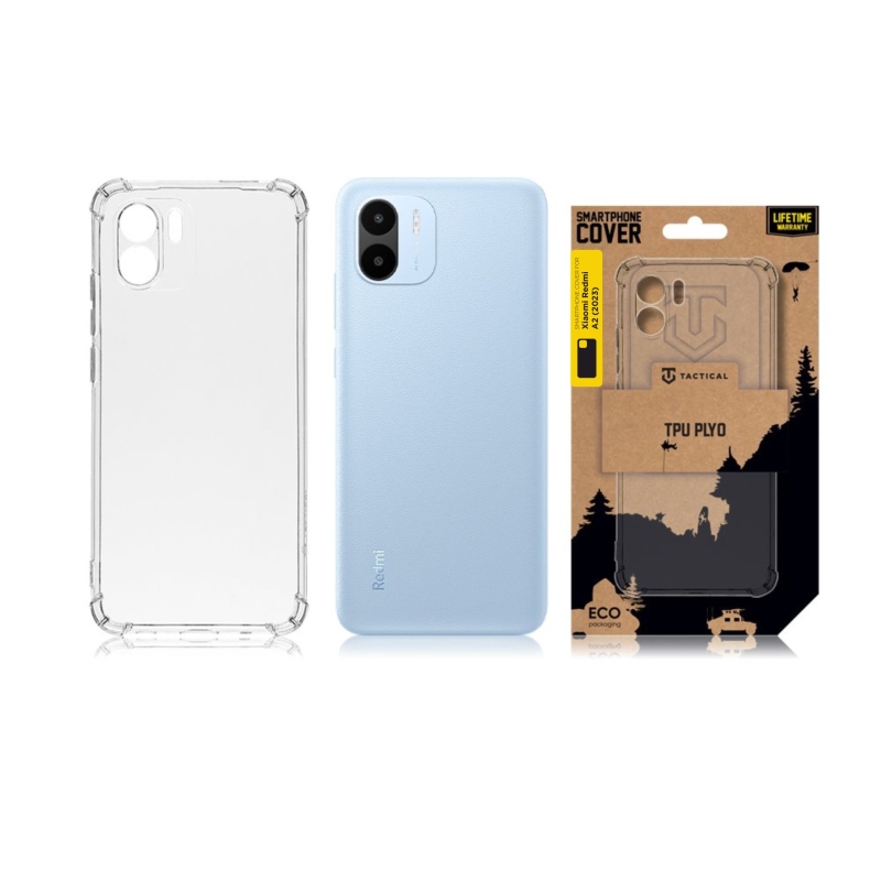 Tactical TPU Plyo Kryt pro Xiaomi Redmi A2 2023 - průhledný
