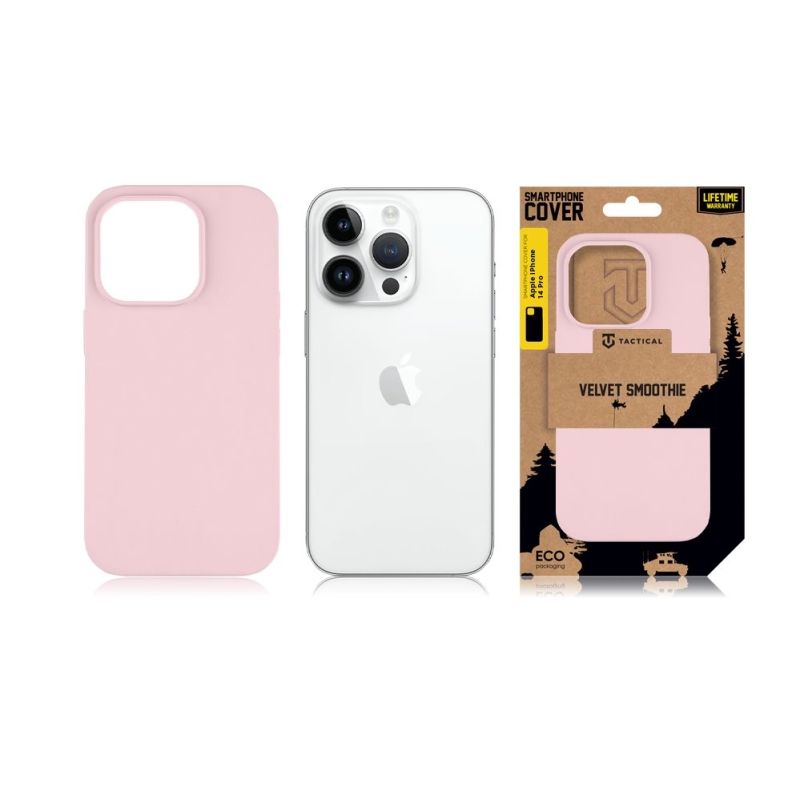 Tactical Velvet Smoothie Kryt pro Apple iPhone 14 Pro Pink Panther