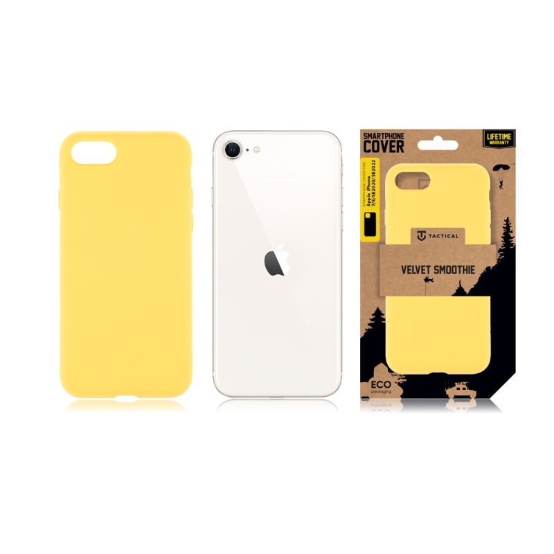 Tactical Velvet Smoothie Kryt pro Apple iPhone 7/8/SE2020/SE2022 Banana
