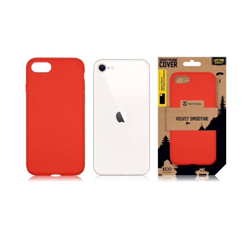 Tactical Velvet Smoothie Kryt pro Apple iPhone 7/8/SE2020/SE2022 Chilli