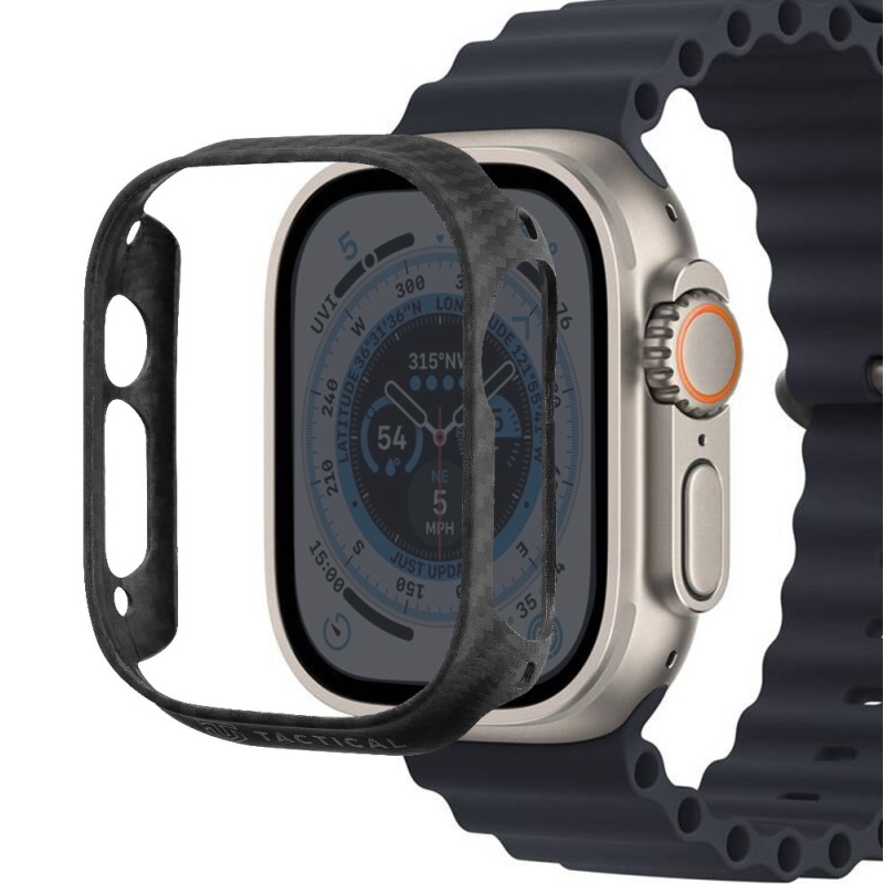 Tactical Zulu Aramid Apple Watch Ultra/Ultra 2 49mm Black