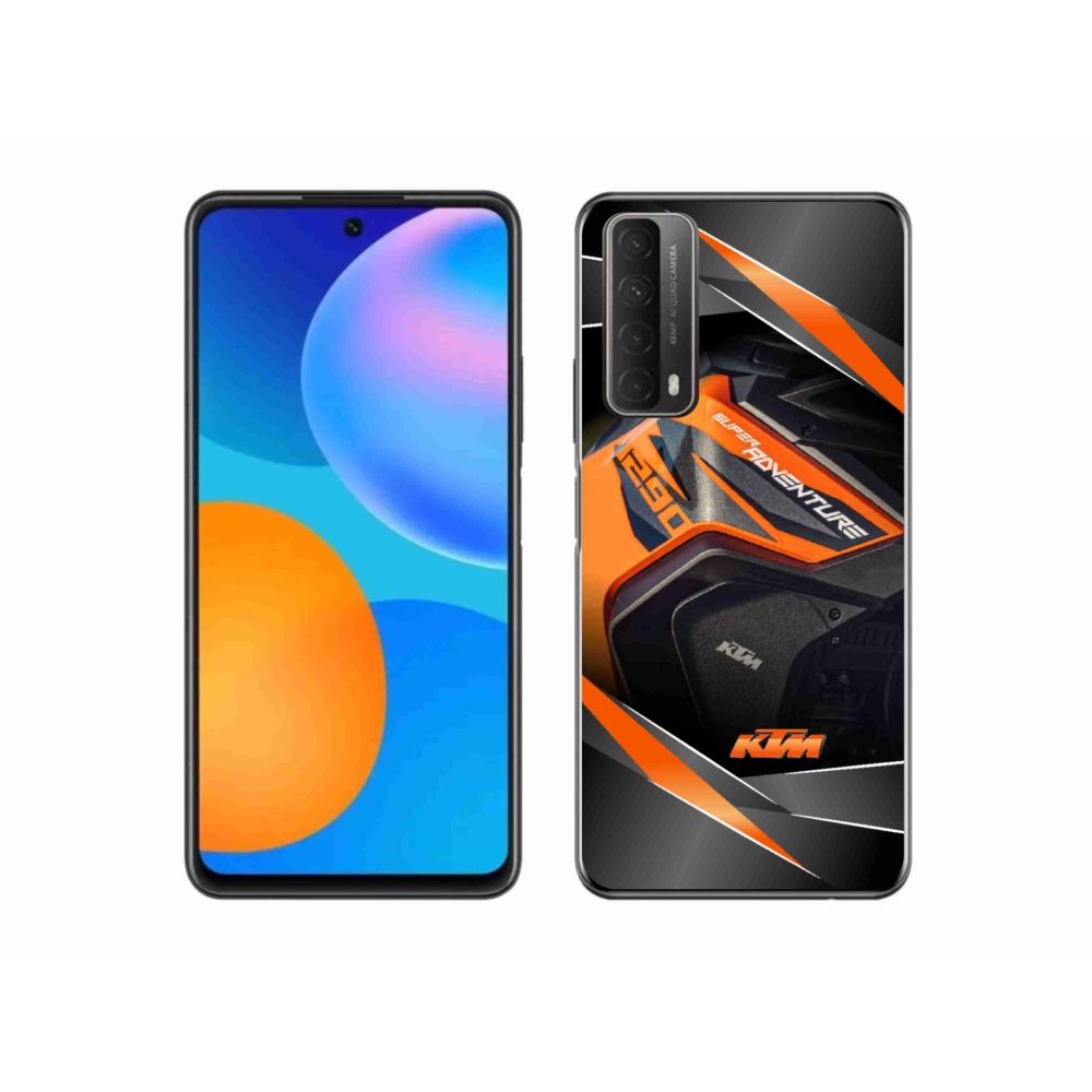 Gelový kryt mmCase na Huawei P Smart (2021) - motorka ktm