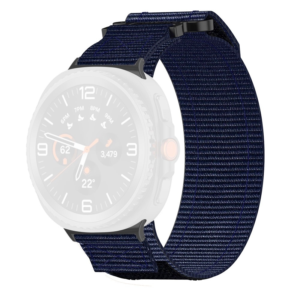 Tape nylonový řemínek na Samsung Galaxy Watch8 Classic 46mm/Watch8 44mm/40mm - modrý