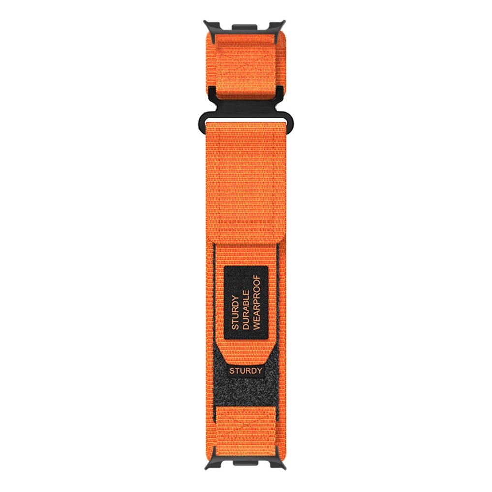Tape nylonový řemínek na Samsung Galaxy Watch8 Classic 46mm/Watch8 44mm/40mm - oranžový