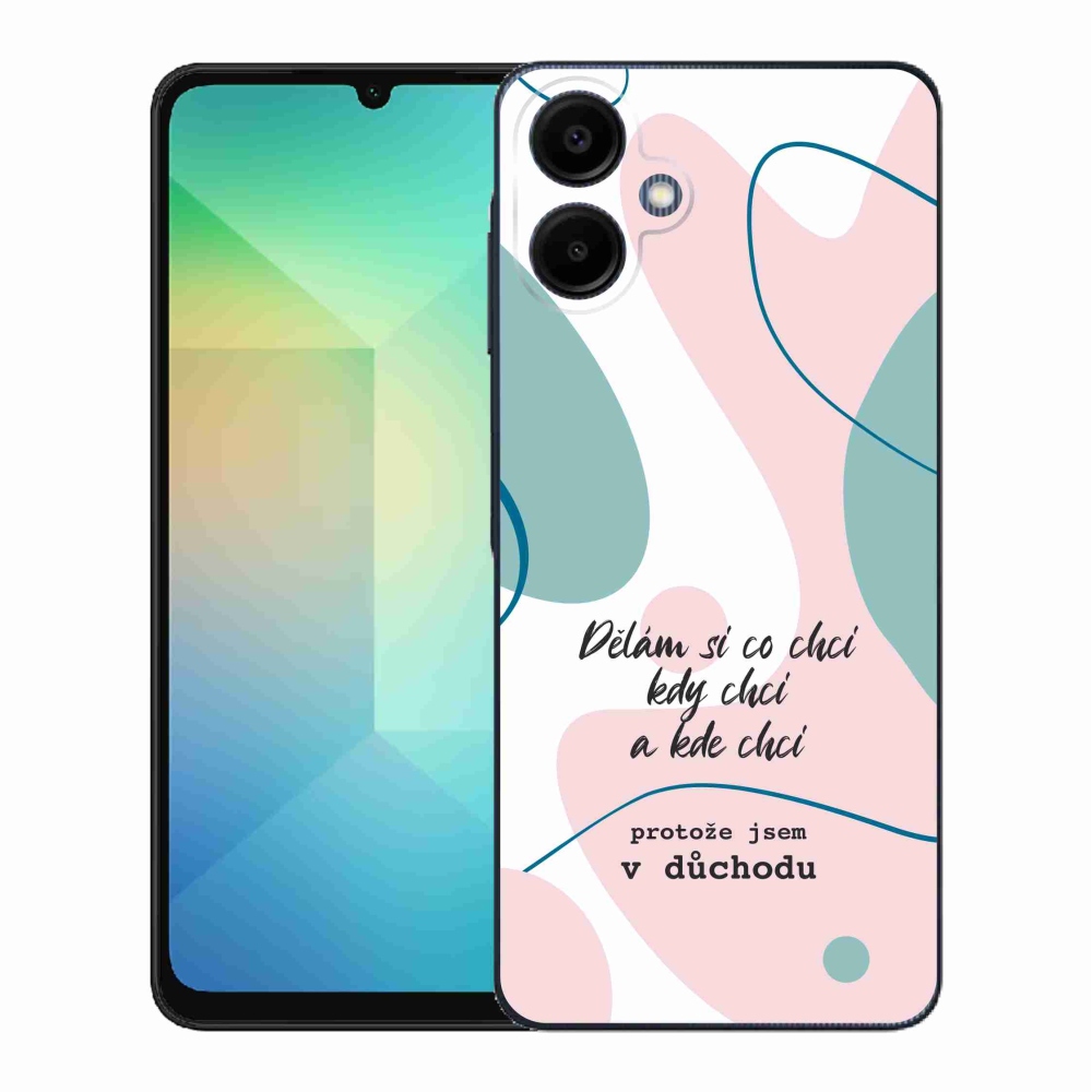 Gelový kryt mmCase na Samsung Galaxy A06 4G - vtipný text 10 bílé pozadí