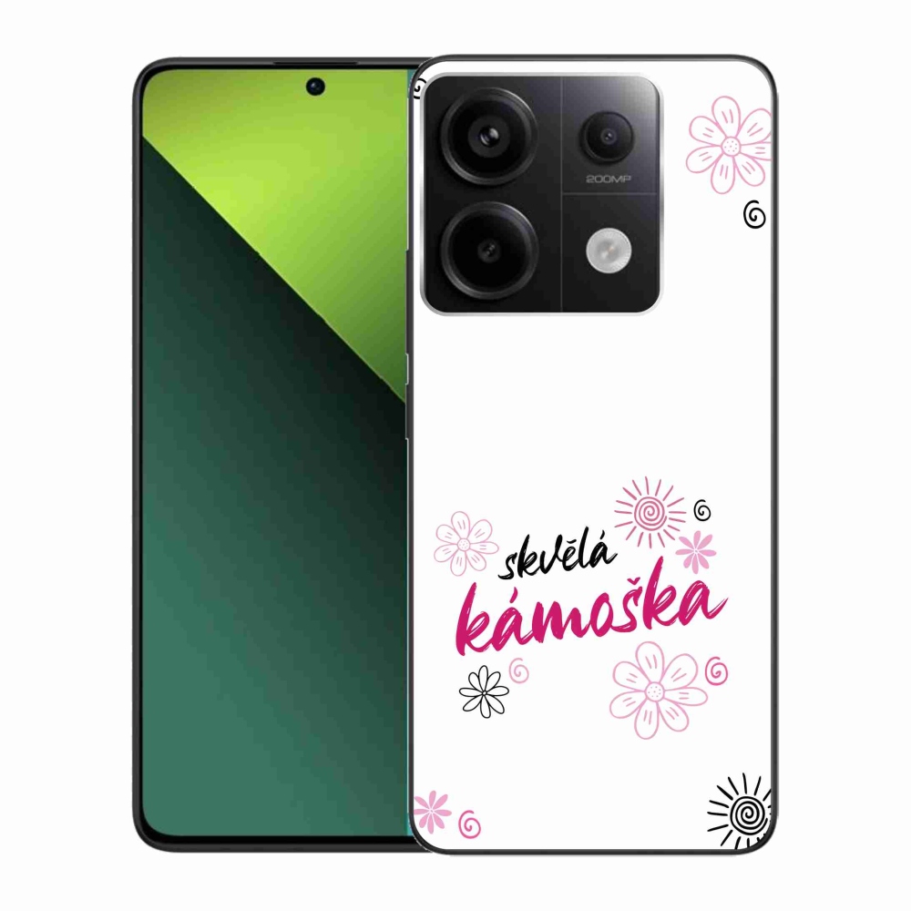 Gelový kryt mmCase na Xiaomi Redmi Note 13 Pro 5G/Poco X6 5G - skvělá kámoška bílé pozadí