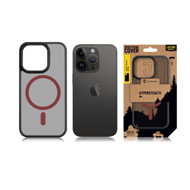 Tactical MagForce Hyperstealth 2.0 Kryt pro iPhone 14 Pro Black/Red