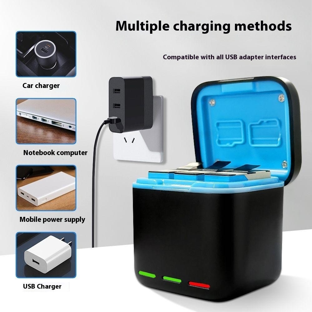 Praktická nabíjecí stanice a úložné pouzdro pro GoPro Hero 13