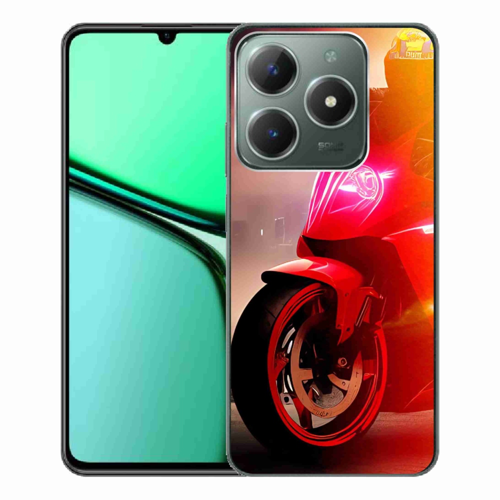 Gelový kryt mmCase na Realme C61 - motorka