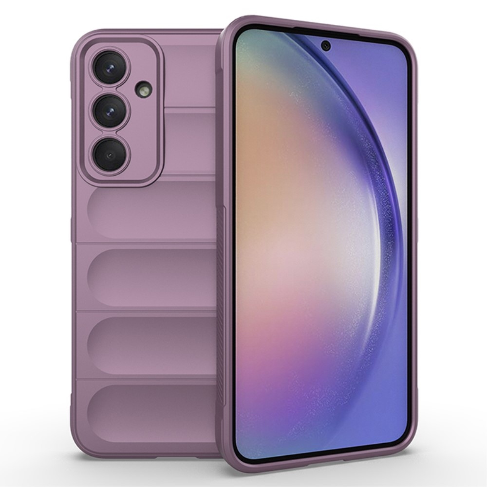 Rugg odolný gelový obal na Samsung Galaxy A55 5G - světlefialový
