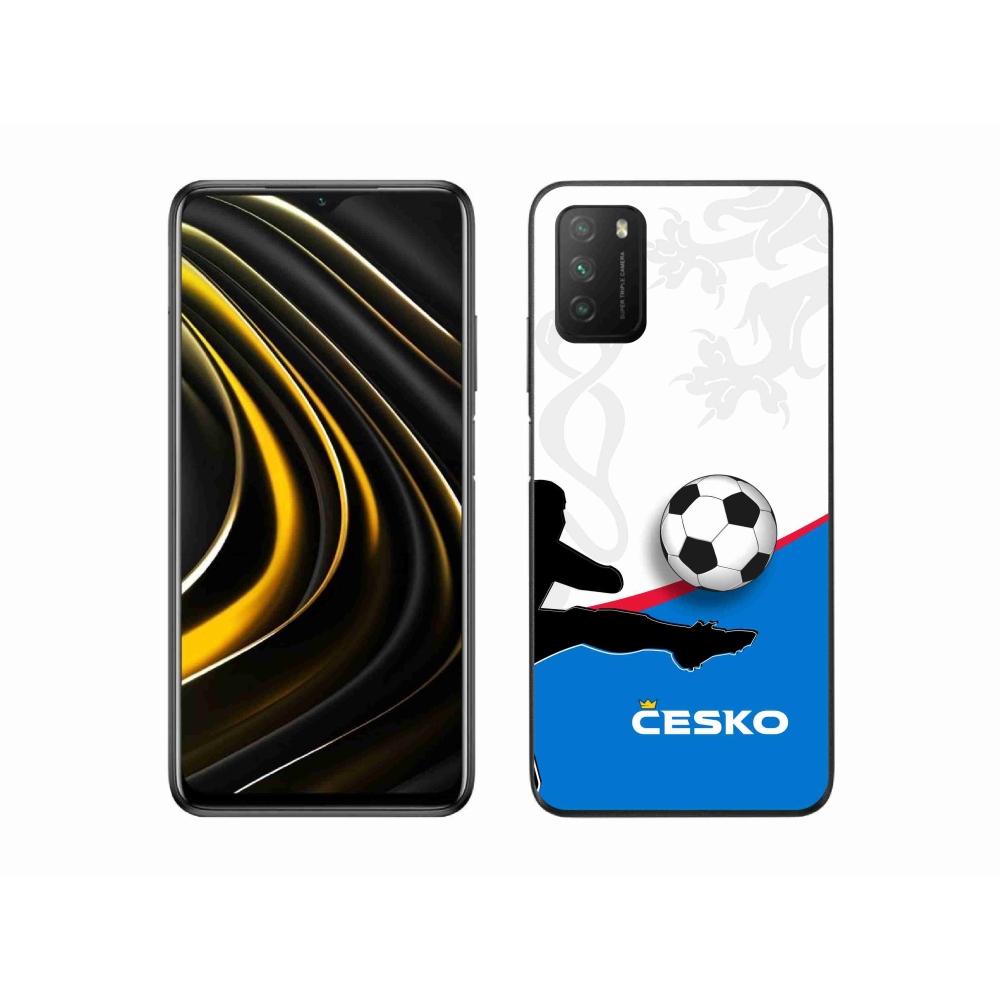 Gelový kryt mmCase na Xiaomi Poco M3 - fotbal Česko 3