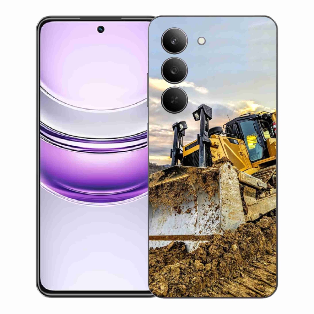 Gelový kryt mmCase na Realme 14x 5G - bagr