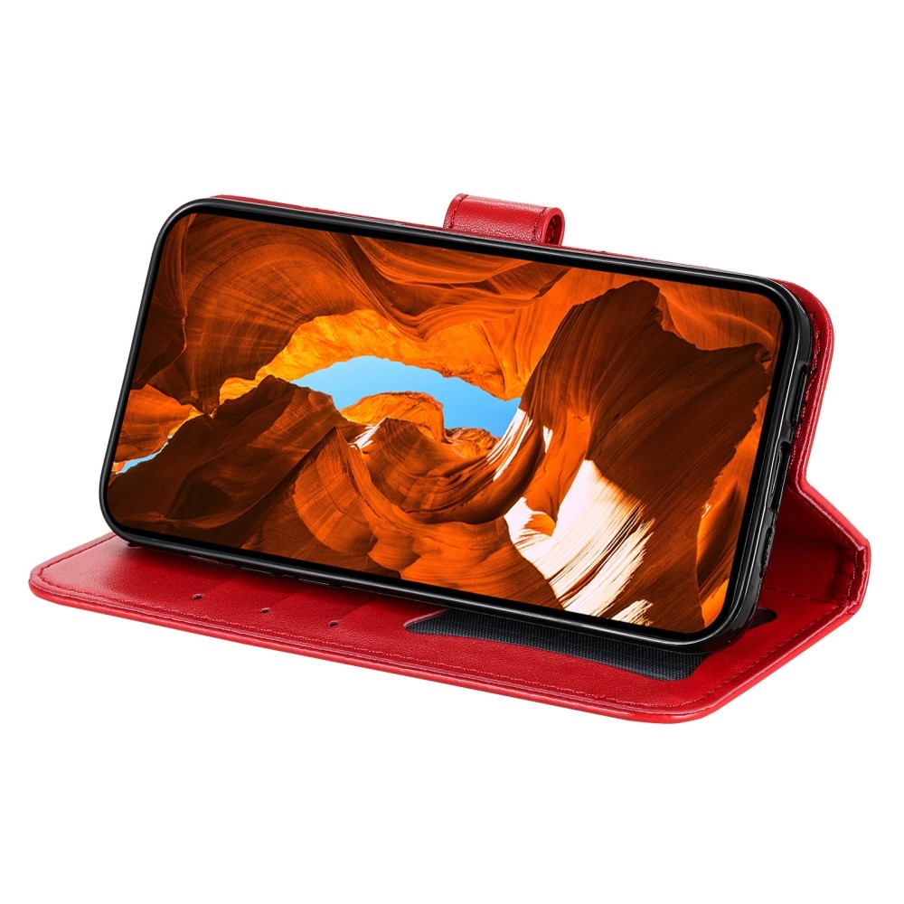 Mandala knížkové pouzdro na Xiaomi Poco X7 Pro 5G - červené