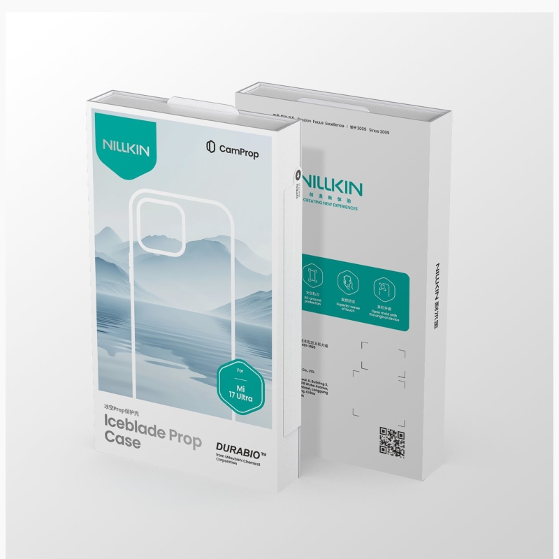Nillkin Iceblade Prop Magnetic Kryt pro Xiaomi 17 Ultra Dark Night Black
