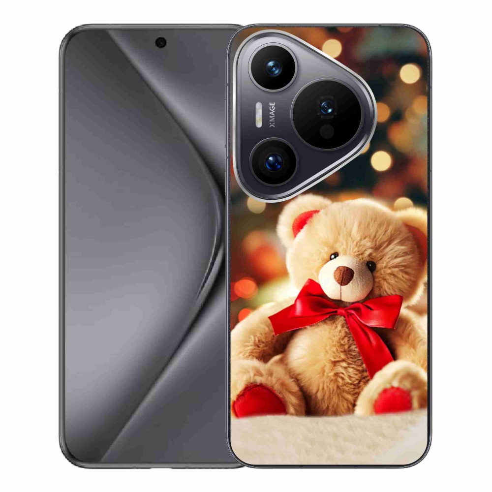 Gelový kryt mmCase na Huawei Pura 70 Pro - plyšový medvídek