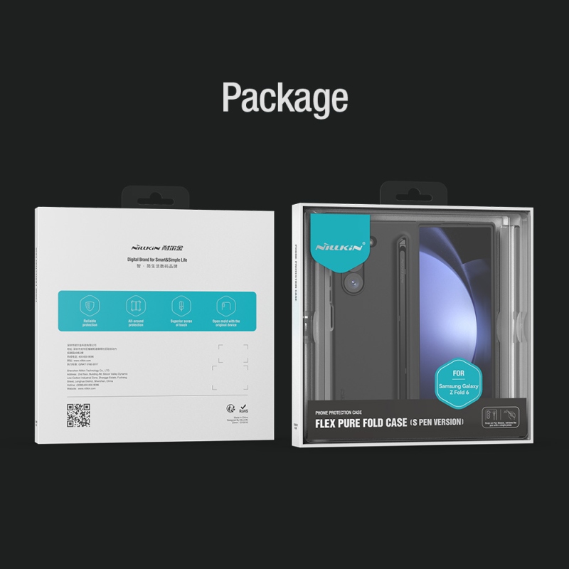 Nillkin Flex Pure Fold S Pen Kryt pro Samsung Galaxy Z Fold 6 Black